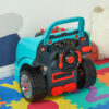 HOMCOM Kids Truck Engine Toy Set, with Horn, Light, Car Key, for Ages 3-5 Years - Teal - Image 7