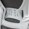 Vinsetto Office Chair, Ergonomic Desk Chair, High Back Velvet Fabric Computer Chair with Adjustable & Liftable Headrest for Home, Grey - Image 8