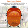 Outsunny Cast Iron Ceramic Charcoal BBQ Oven Black - Image 4