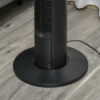 HOMCOM 38" Oscillating Tower Fan with Remote Control, 3 Speed 4 Modes, LCD panel, 12-Hour Timer, Slim Cooling Fan for Home Bedroom Office, Black - Image 8
