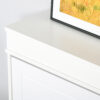 HOMCOM Shoe Cabinet with 4 Flip Drawers Wood Tipping Bucket Narrow Storage Cupboard with Adjustable Shelf Hall Organizer for Entrance Foyer White - Image 8