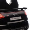 HOMCOM Kids Licensed Audi TT Ride-On Car 12V Battery w/ Remote Suspension Headlights and MP3 Player 2.5-5km/h Black - Image 8