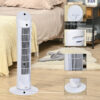 HOMCOM Tower Fan for Bedroom Cooling, 30 Inch Electric 70° Oscillating Fan with 3 Speed Settings, Standing Floor Fan for Home Office Indoor, White - Image 5