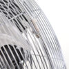 HOMCOM 20" Chrome Metal Floor Fan with Tilting, High Velocity, 3 Speed, Portable Gym Fan for Home Office, Silver - Image 6