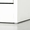 HOMCOM Shoe Cabinet with 4 Flip Drawers Wood Tipping Bucket Narrow Storage Cupboard with Adjustable Shelf Hall Organizer for Entrance Foyer White - Image 6