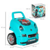 HOMCOM Kids Truck Engine Toy Set, with Horn, Light, Car Key, for Ages 3-5 Years - Teal - Image 2