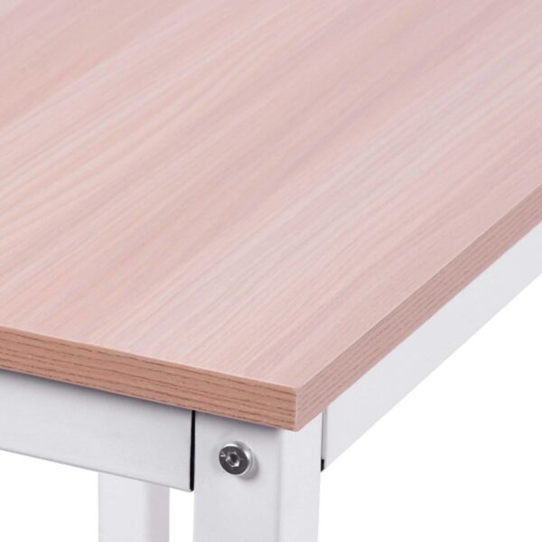 HOMCOM L-Shaped Corner Desk, Computer Desk for Home Office, Space-Saving Study Workstation, Easy to Assemble, 150 x 150 x 76cm, Oak - Image 7