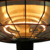 Outsunny Adjustable Power 1000/2500W Infrared Halogen Electric Patio Light Heater, Ceiling Hanging Mount -Black - Image 7