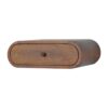 Wall Mounted Round Chestnut Bedside - Image 2