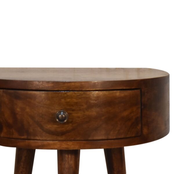 Chestnut Semi Circle Bedside - Image 4