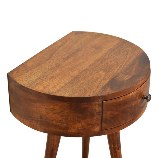 Chestnut Semi Circle Bedside - Image 5