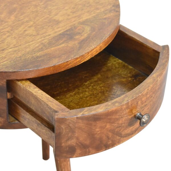 Chestnut Semi Circle Bedside - Image 6