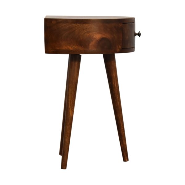 Chestnut Semi Circle Bedside - Image 8