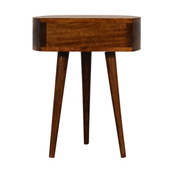 Chestnut Semi Circle Bedside - Image 9