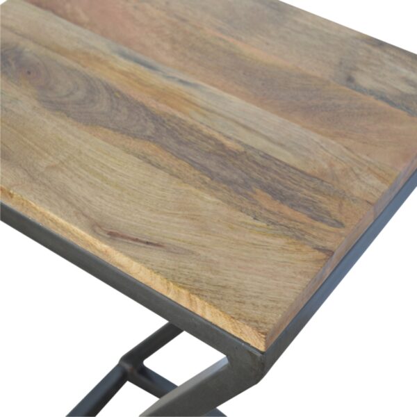 Side Table with Iron Base - Image 4