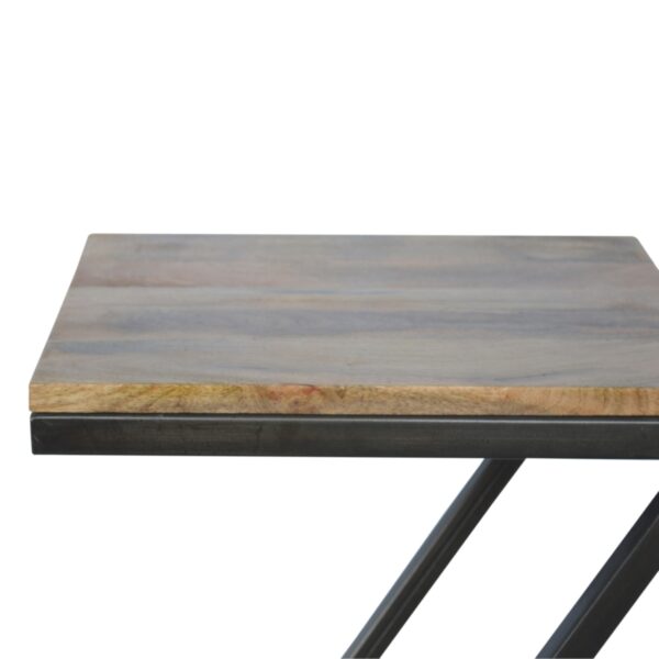 Side Table with Iron Base - Image 5