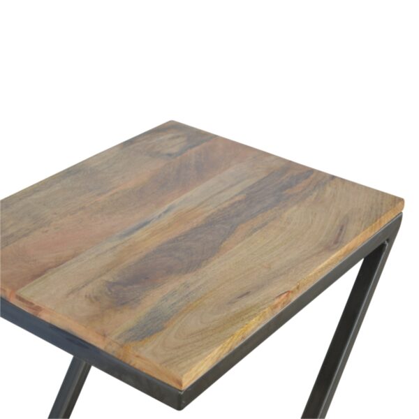 Side Table with Iron Base - Image 7