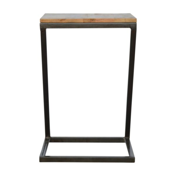 Side Table with Iron Base - Image 8