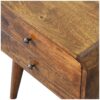 Curved Chestnut Bedside - Image 5