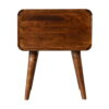 Curved Chestnut Bedside - Image 9