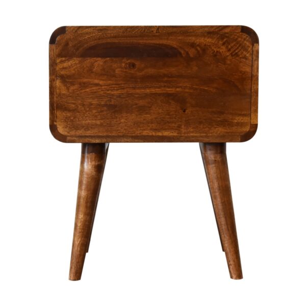 Curved Chestnut Bedside - Image 2
