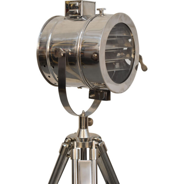 Chrome Tripod Spotlight Floor Lamp - Image 3