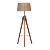 Fixed Chrome Tripod Floor Lamp