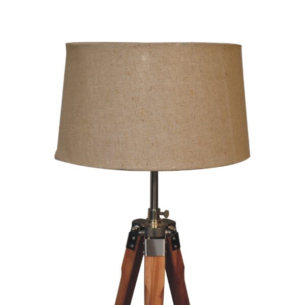 Fixed Chrome Tripod Floor Lamp - Image 2