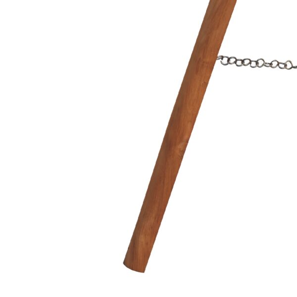 Fixed Chrome Tripod Floor Lamp - Image 4