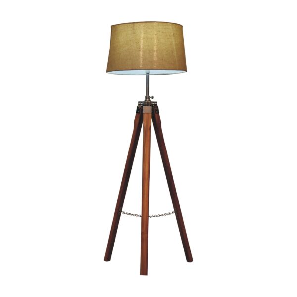 Fixed Chrome Tripod Floor Lamp - Image 5