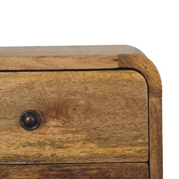 Mini Curve Oak-ish Floating Bedside - Image 4