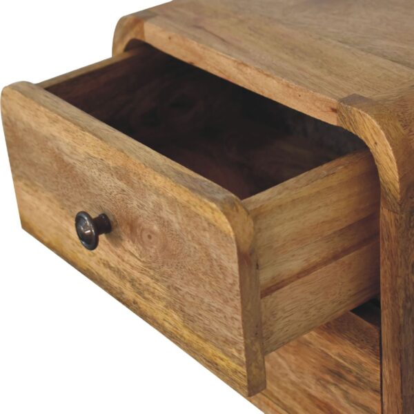 Mini Curve Oak-ish Floating Bedside - Image 6