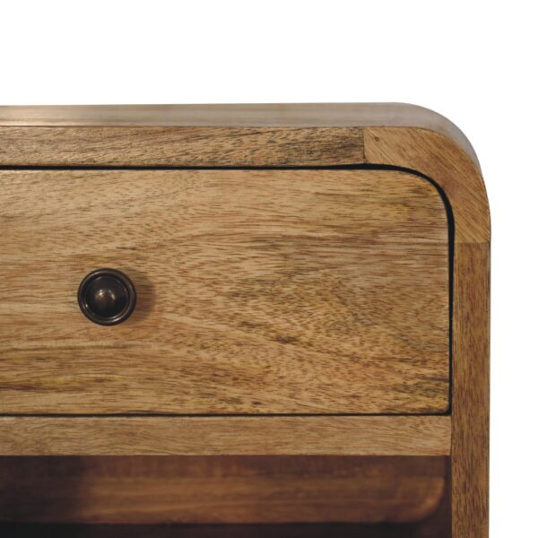 Mini Oak-ish Floating Open Bedside - Image 3