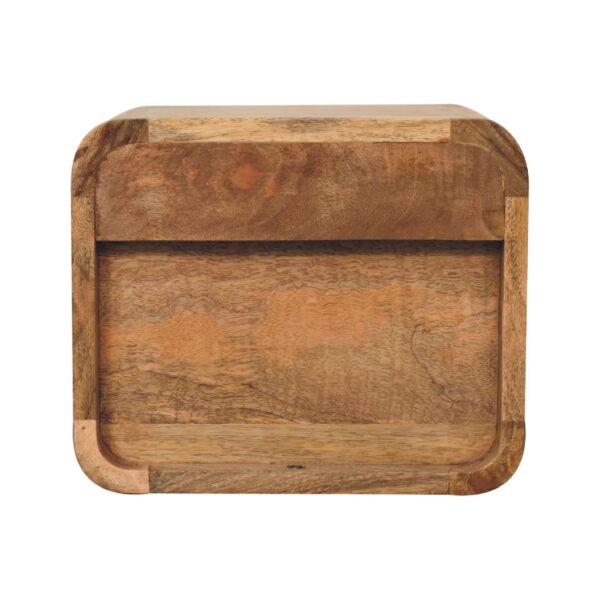 Mini Oak-ish Floating Open Bedside - Image 7