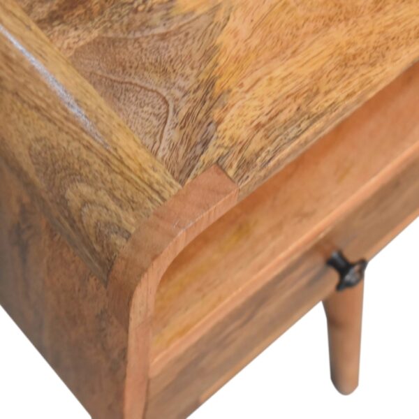 Mini Oakish Curve Open Bedside - Image 5
