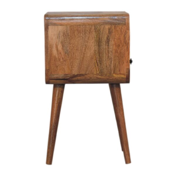 Mini Oakish Curve Open Bedside - Image 8