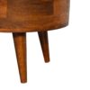 Mini Chestnut Rounded Coffee Table - Image 7