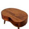 Mini Chesnut Wave Coffee Table - Image 5
