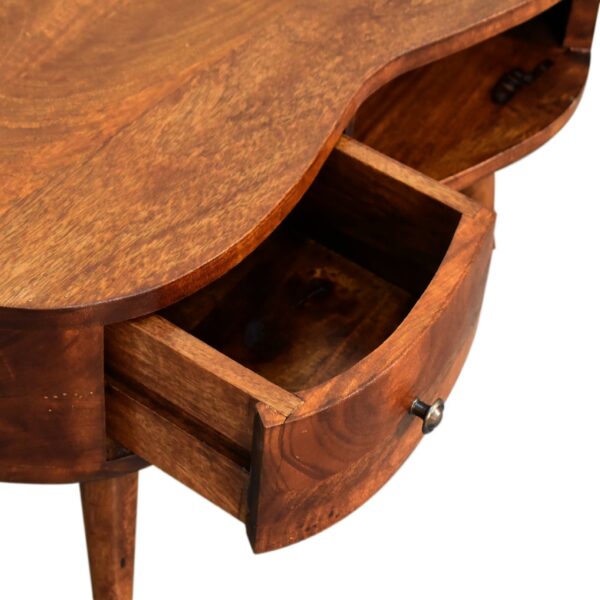 Mini Chesnut Wave Coffee Table - Image 6