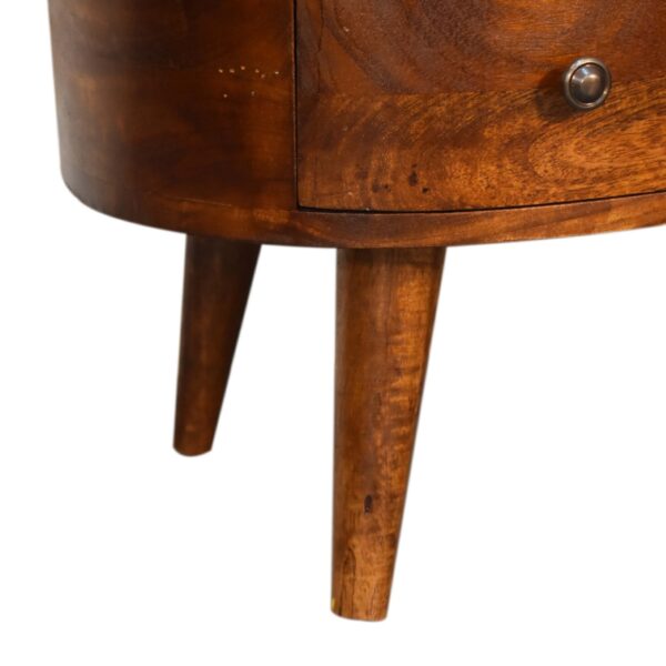 Mini Chesnut Wave Coffee Table - Image 7