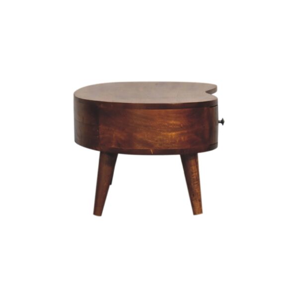 Mini Chesnut Wave Coffee Table - Image 8