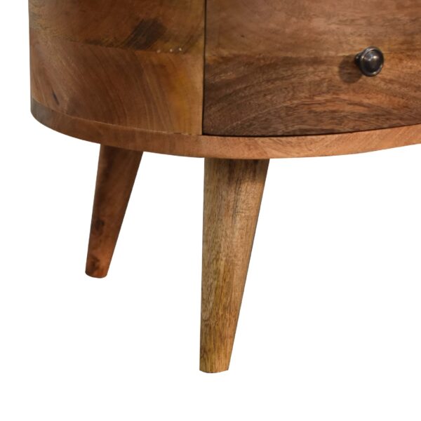 Mini Oak-ish Wave Coffee Table - Image 7