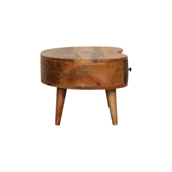 Mini Oak-ish Wave Coffee Table - Image 8
