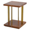 Open Panel Chestnut End Table - Image 2