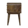 Curved Classic Grey Washed Bedside - Image 7