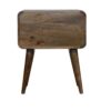 Curved Classic Grey Washed Bedside - Image 8