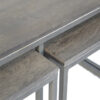Set of 3 Iron Base Tables - Image 3