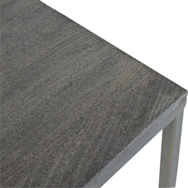 Set of 3 Iron Base Tables - Image 4