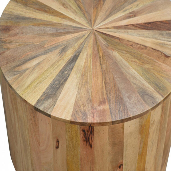Round Wooden Coffee Table - Image 2