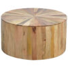 Round Wooden Coffee Table - Image 3
